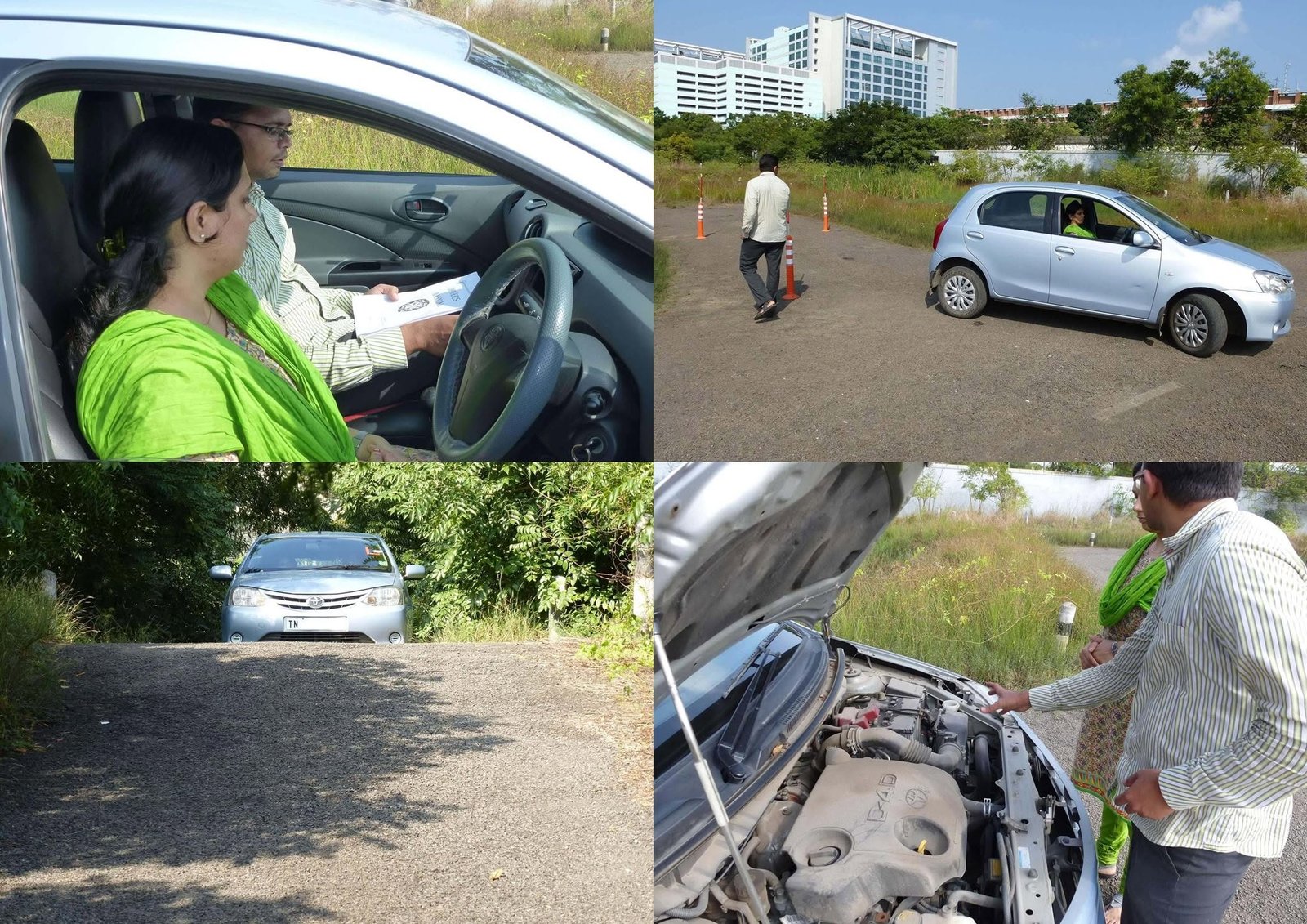 DCDI personal car trainer coaching a nervous first-time driver